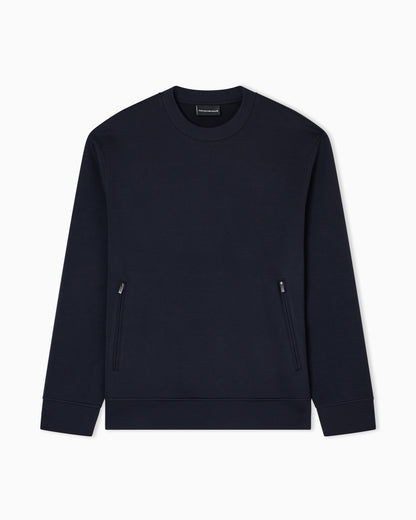 Emporio Armani Travel Essentials sweatshirt in double jersey