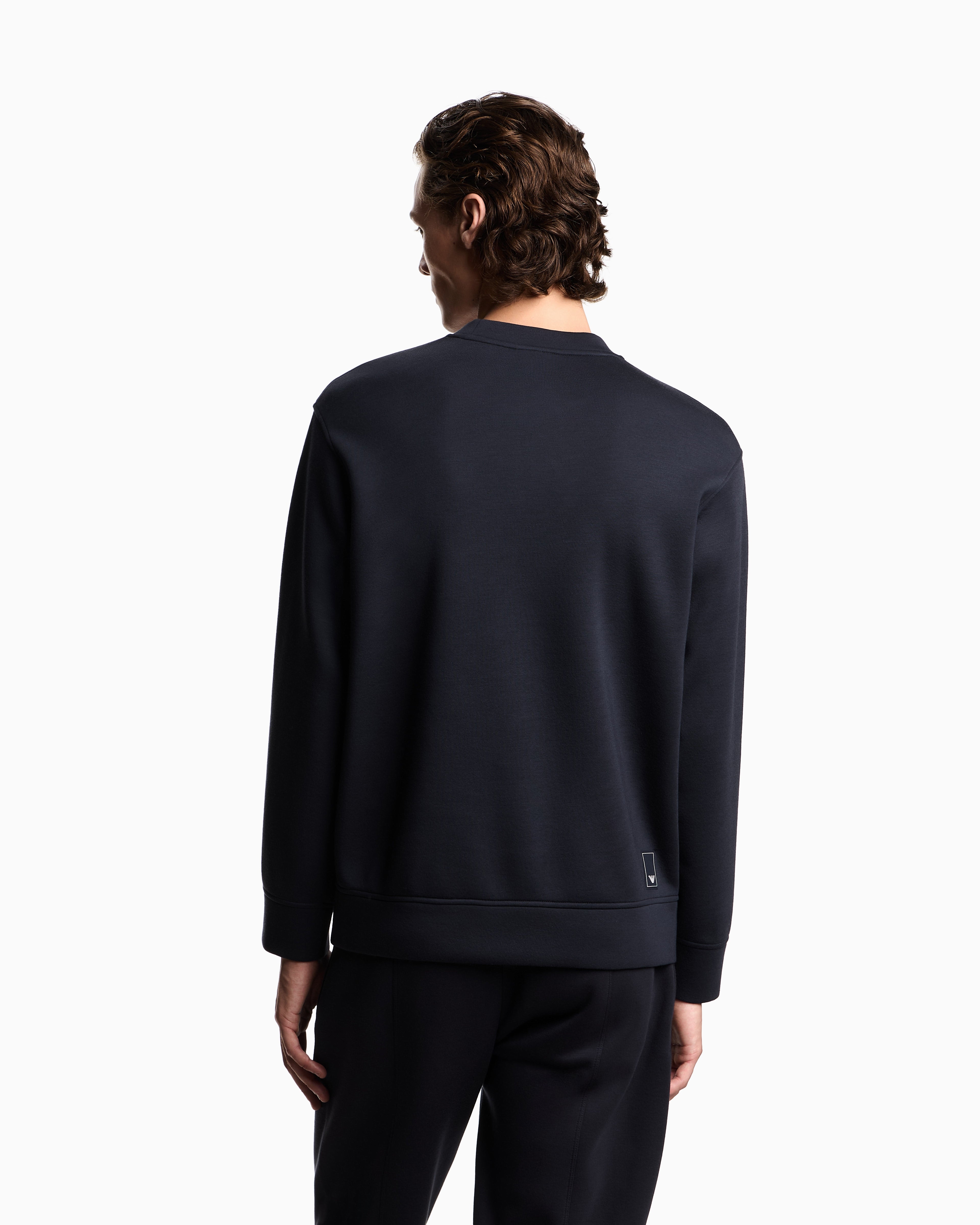 Emporio Armani Travel Essentials sweatshirt in double jersey