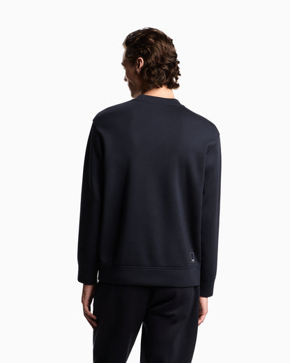 Emporio Armani Travel Essentials sweatshirt in double jersey