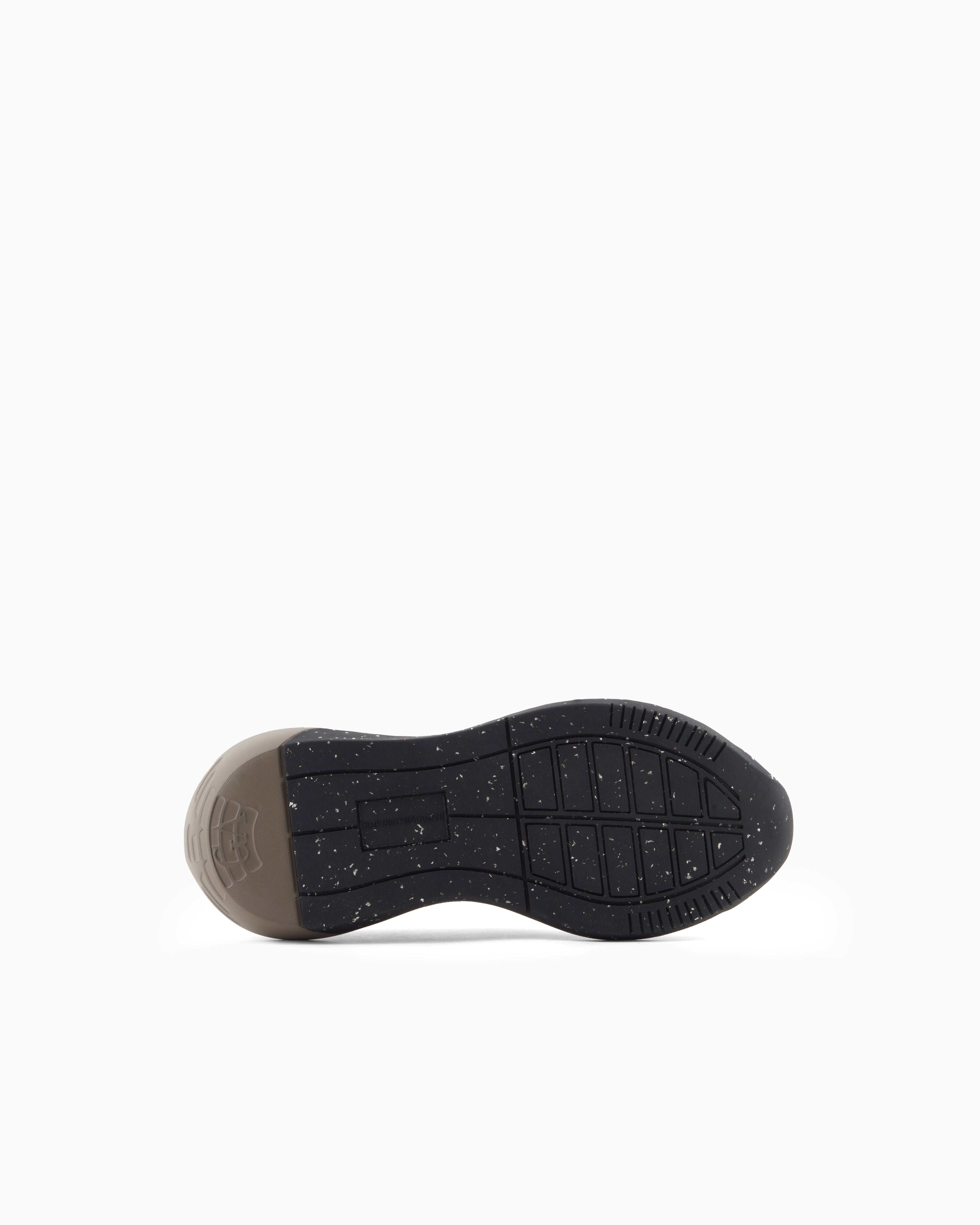 Emporio Armani Travel Essentials Knit Sneakers Grey