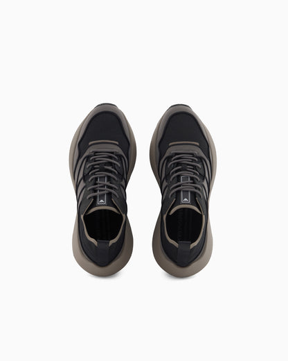 Emporio Armani Travel Essentials Knit Sneakers Grey