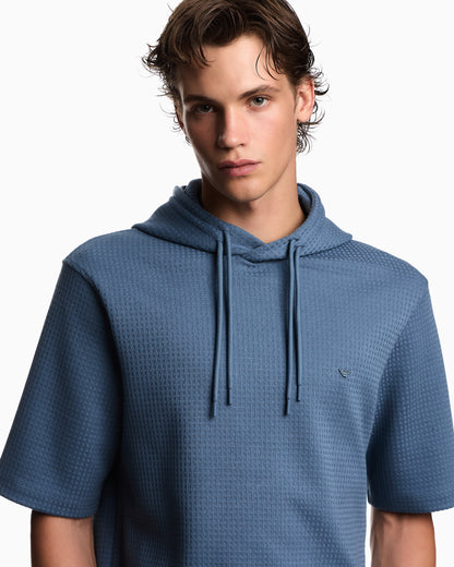 Emporio Armani ASV Lyocell-blend jacquard jersey hooded sweatshirt