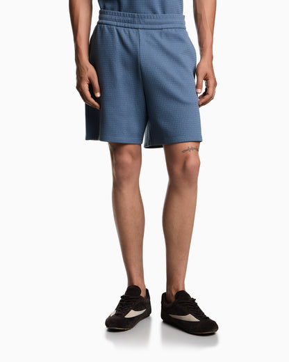 Emporio Armani ASV Lyocell-blend jacquard jersey Bermuda shorts