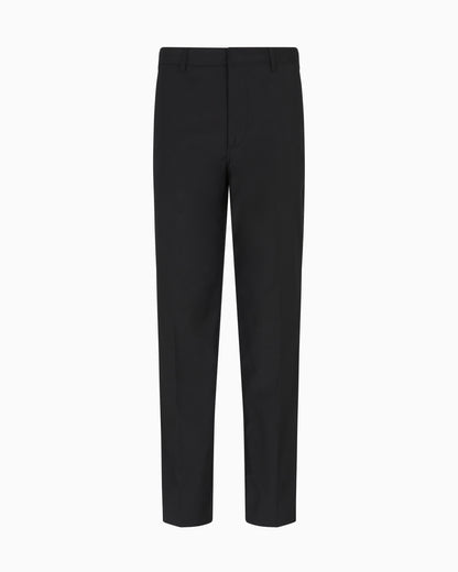 Emporio Armani Wool poplin chinos