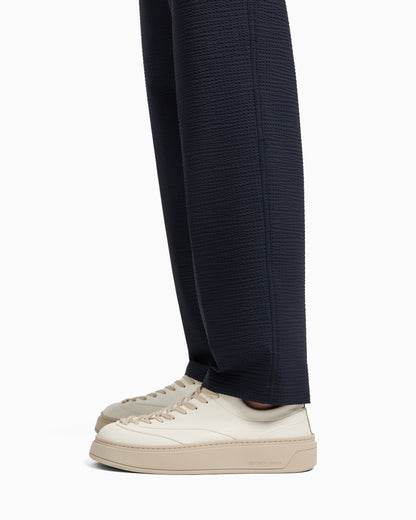 Emporio Armani Nylon seersucker chinos