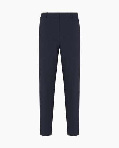 Emporio Armani Nylon seersucker chinos