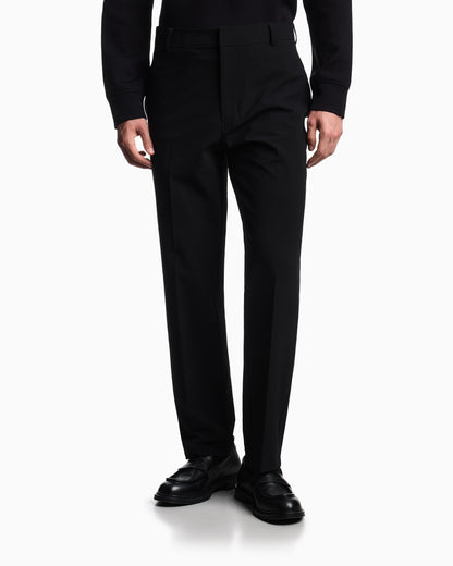 Emporio Armani Nylon seersucker chinos