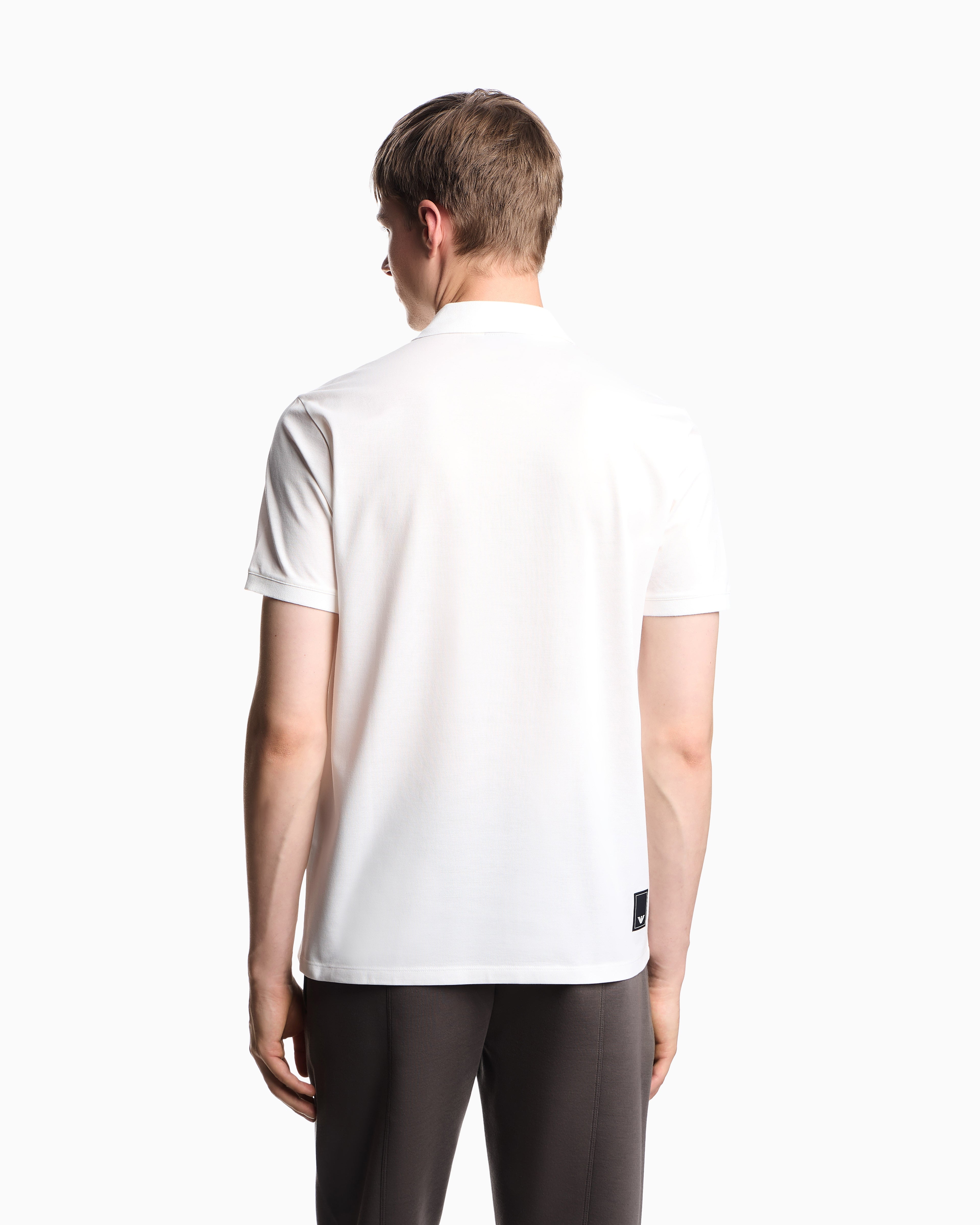 Emporio Armani Travel Essentials piqué polo shirt