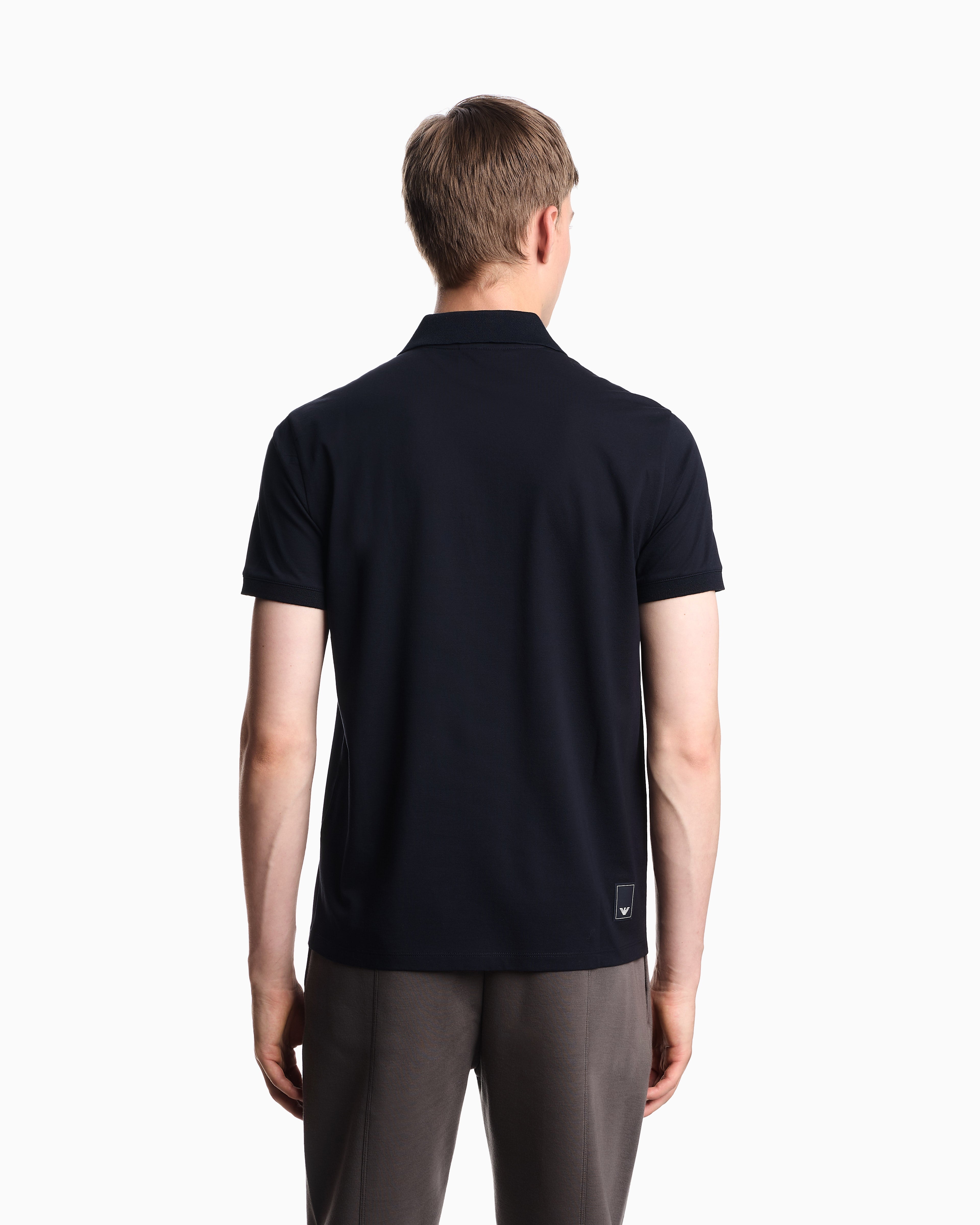 Emporio Armani Travel Essentials piqué polo shirt