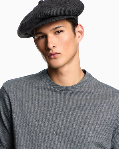 Emporio Armani ASV two-tone jersey knit T-shirt