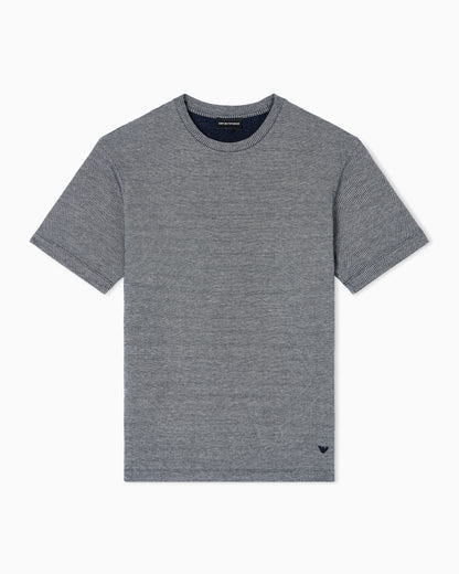 Emporio Armani ASV two-tone jersey knit T-shirt