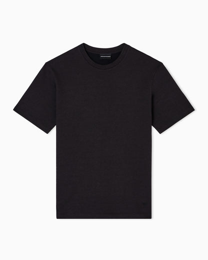 Emporio Armani ASV two-tone jersey knit T-shirt