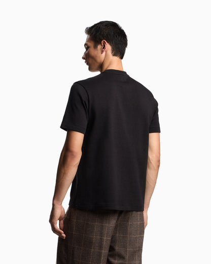 Emporio Armani ASV two-tone jersey knit T-shirt