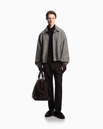 Emporio Armani ASV Lyocell-blend jumper in an embossed, patterned stitch