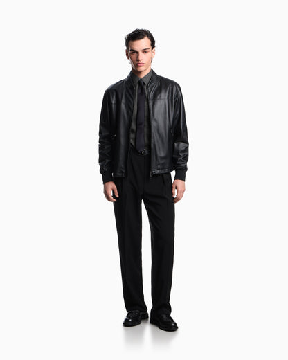 Emporio Armani Glove-like nappa lambskin blouson