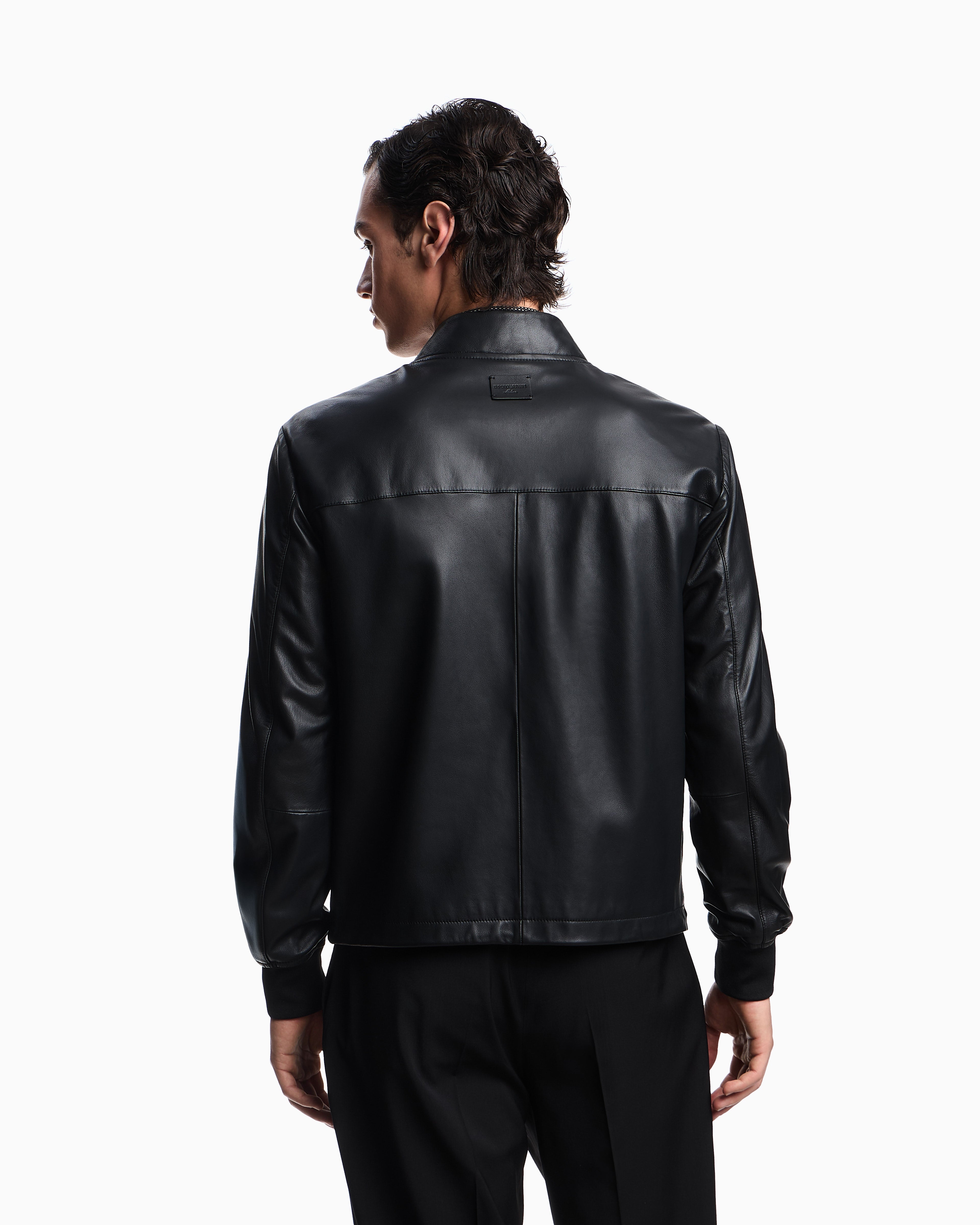 Emporio Armani Glove-like nappa lambskin blouson