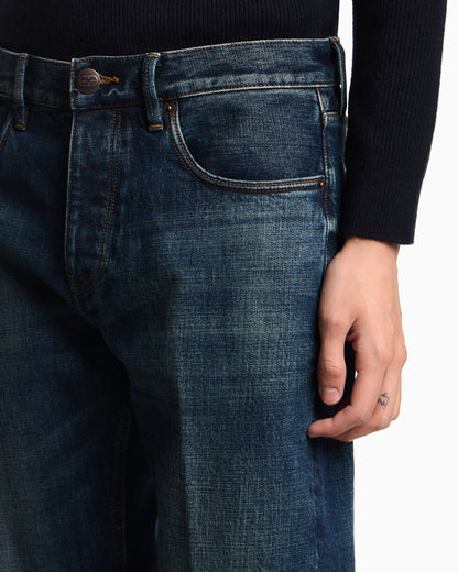 Emporio Armani J41 straight-fit vintage jeans DENIM LAB by Emporio Armani