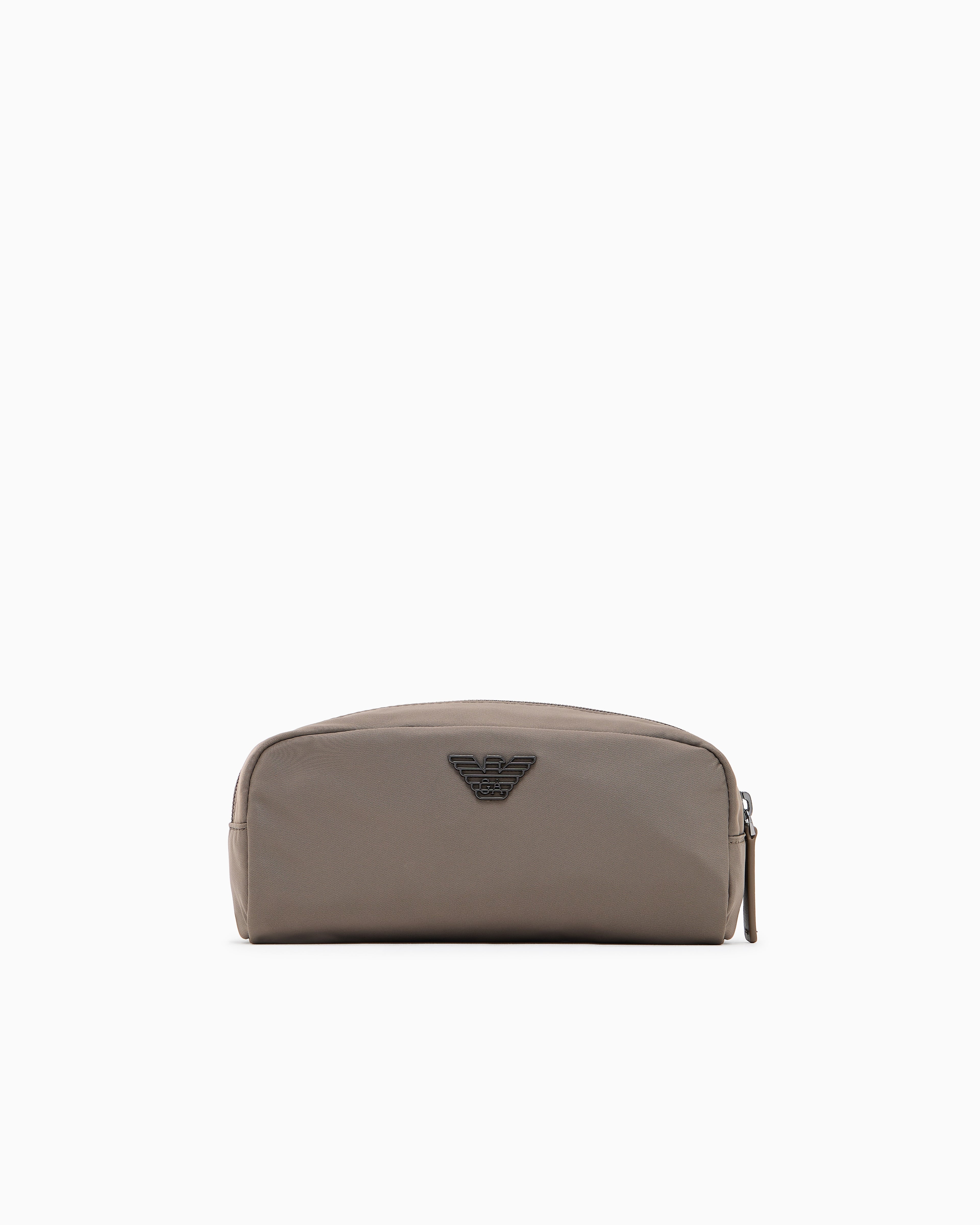 Emporio Armani recycled nylon make-up bag