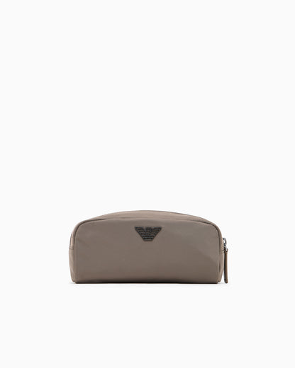 Emporio Armani recycled nylon make-up bag