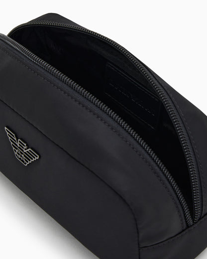 Emporio Armani recycled nylon make-up bag