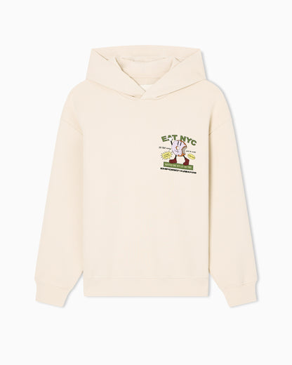 Emporio Armani New York Capsule Collection EAT NYC print jersey hooded sweatshirt