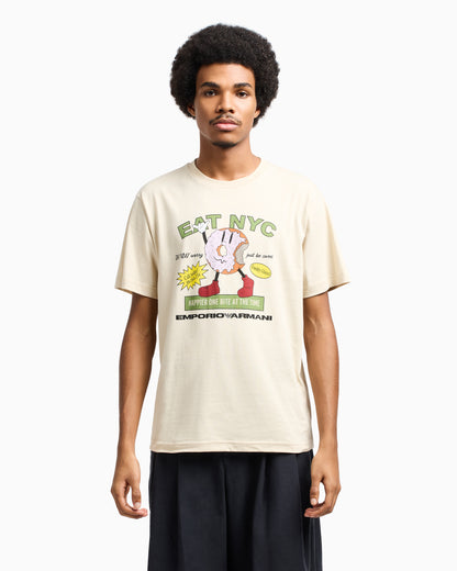 Emporio Armani New York Capsule Collection EAT NYC print jersey T-shirt