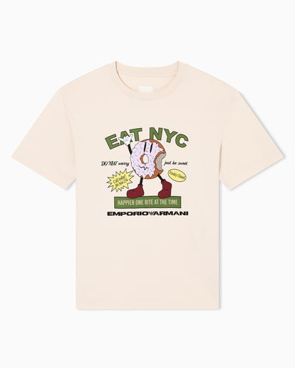 Emporio Armani New York Capsule Collection EAT NYC print jersey T-shirt
