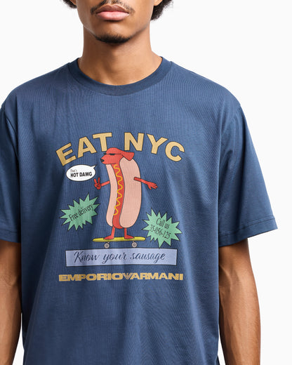 Emporio Armani New York Capsule Collection EAT NYC print jersey T-shirt