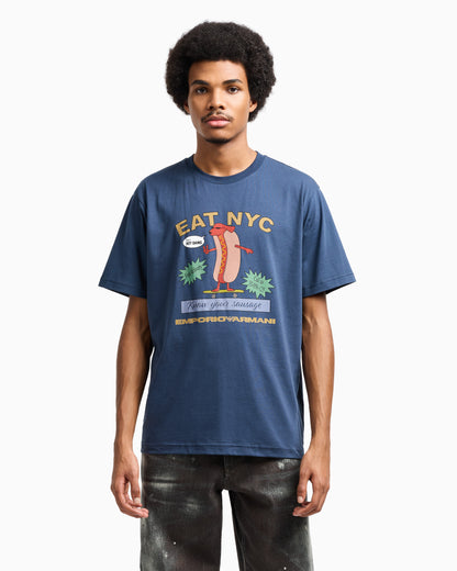 Emporio Armani New York Capsule Collection EAT NYC print jersey T-shirt