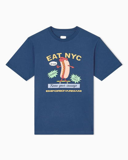 Emporio Armani New York Capsule Collection EAT NYC print jersey T-shirt