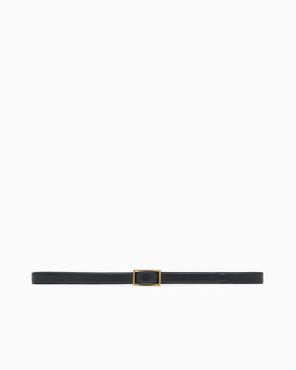 Emporio Armani Leather belt with plate