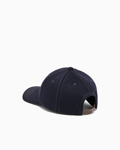 Emporio Armani Virgin-wool baseball cap with embroidered logo