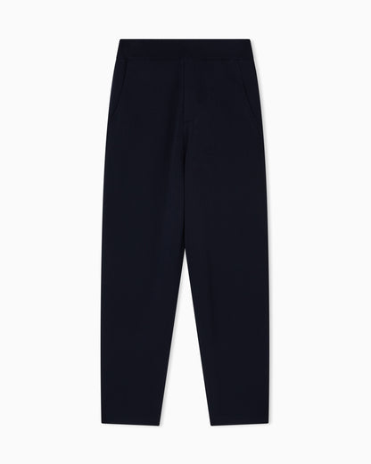 Emporio Armani Icon knitted elasticated-waist trousers