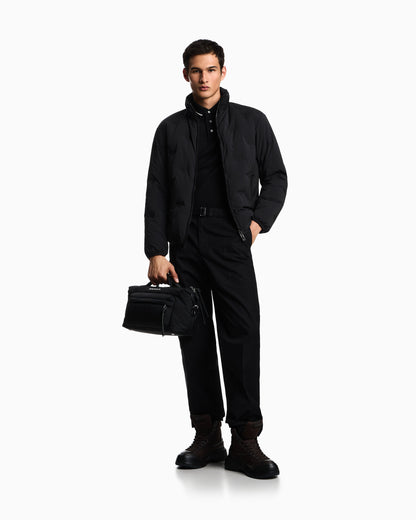 Emporio Armani Cotton trousers with matching belt