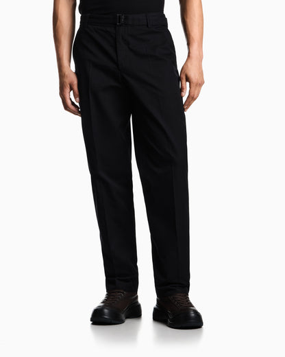 Emporio Armani Cotton trousers with matching belt
