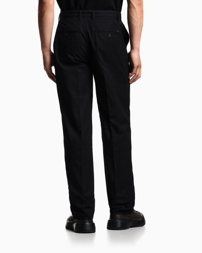 Emporio Armani Cotton trousers with matching belt