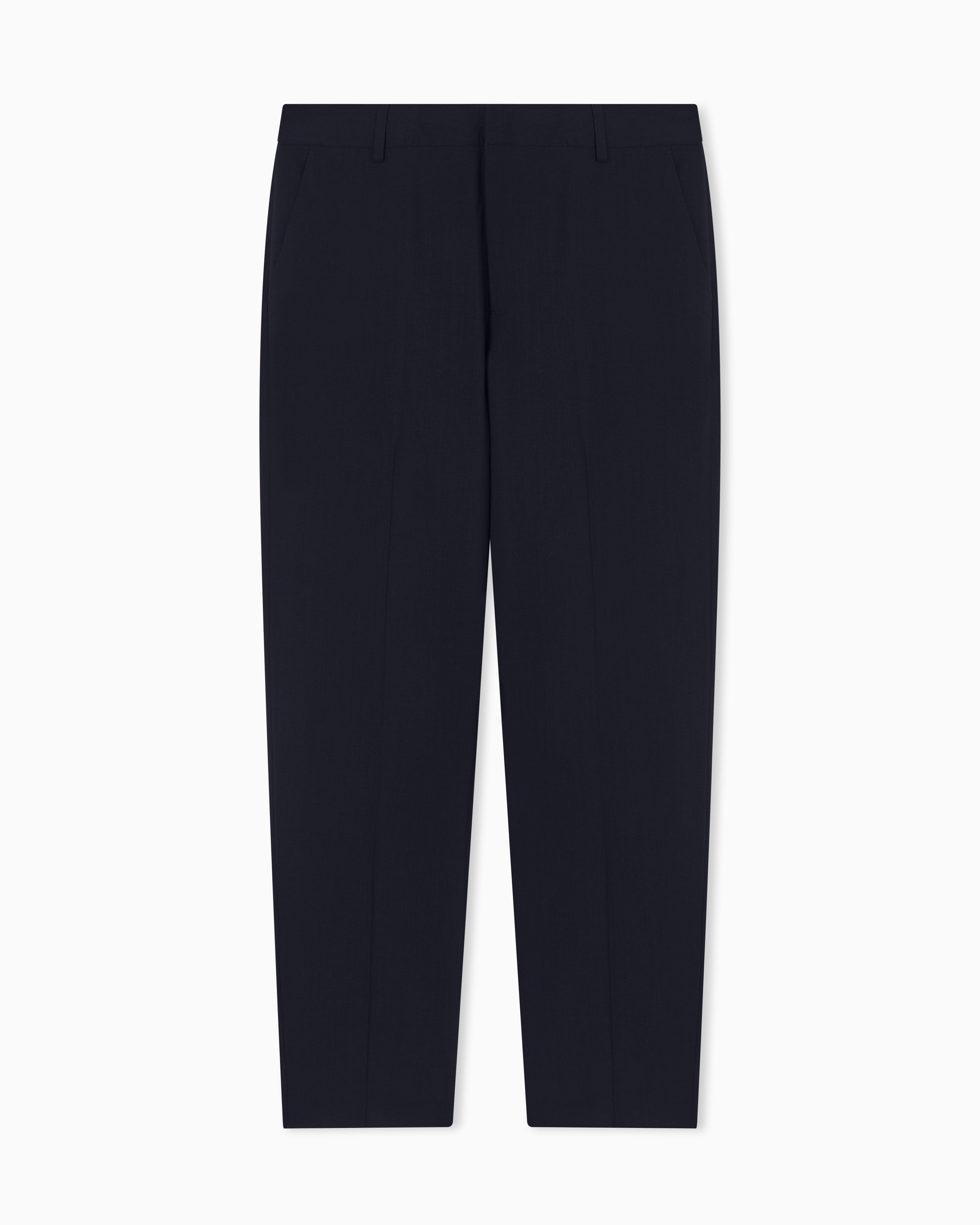 Emporio Armani Travel Essential light wool trousers