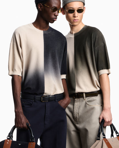 Emporio Armani Gradient print jumper