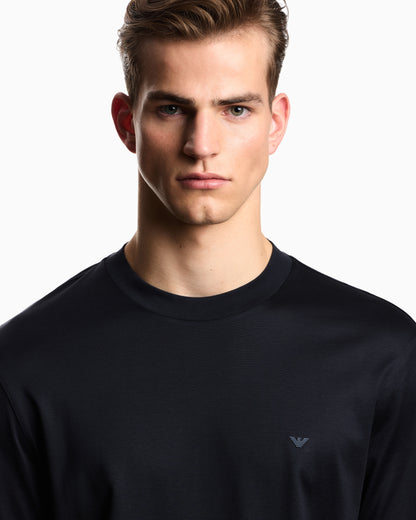 Emporio Armani Lyocell-blend jersey jumper