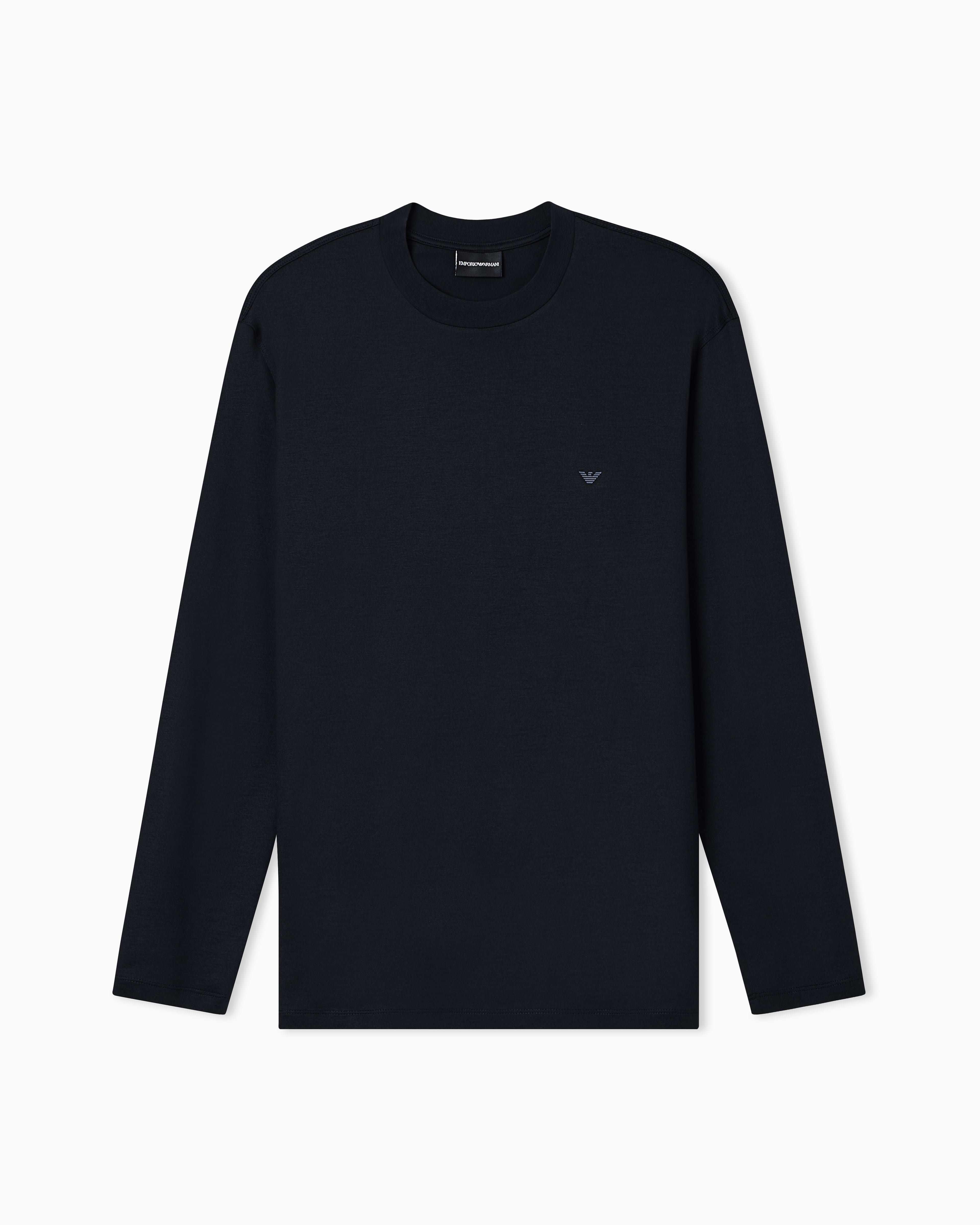 Emporio Armani Lyocell-blend jersey jumper