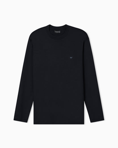 Emporio Armani Lyocell-blend jersey jumper