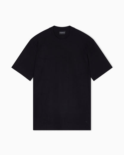 Emporio Armani Jersey jacquard T-shirt with all-over motif