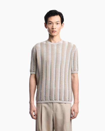 Emporio Armani Jumper with two-toned jacquard motif