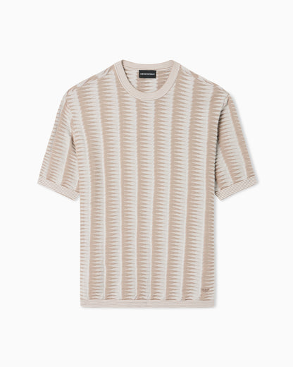 Emporio Armani Jumper with two-toned jacquard motif