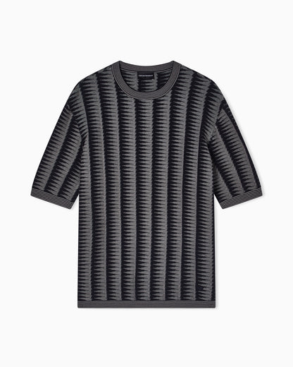 Emporio Armani Jumper with two-toned jacquard motif