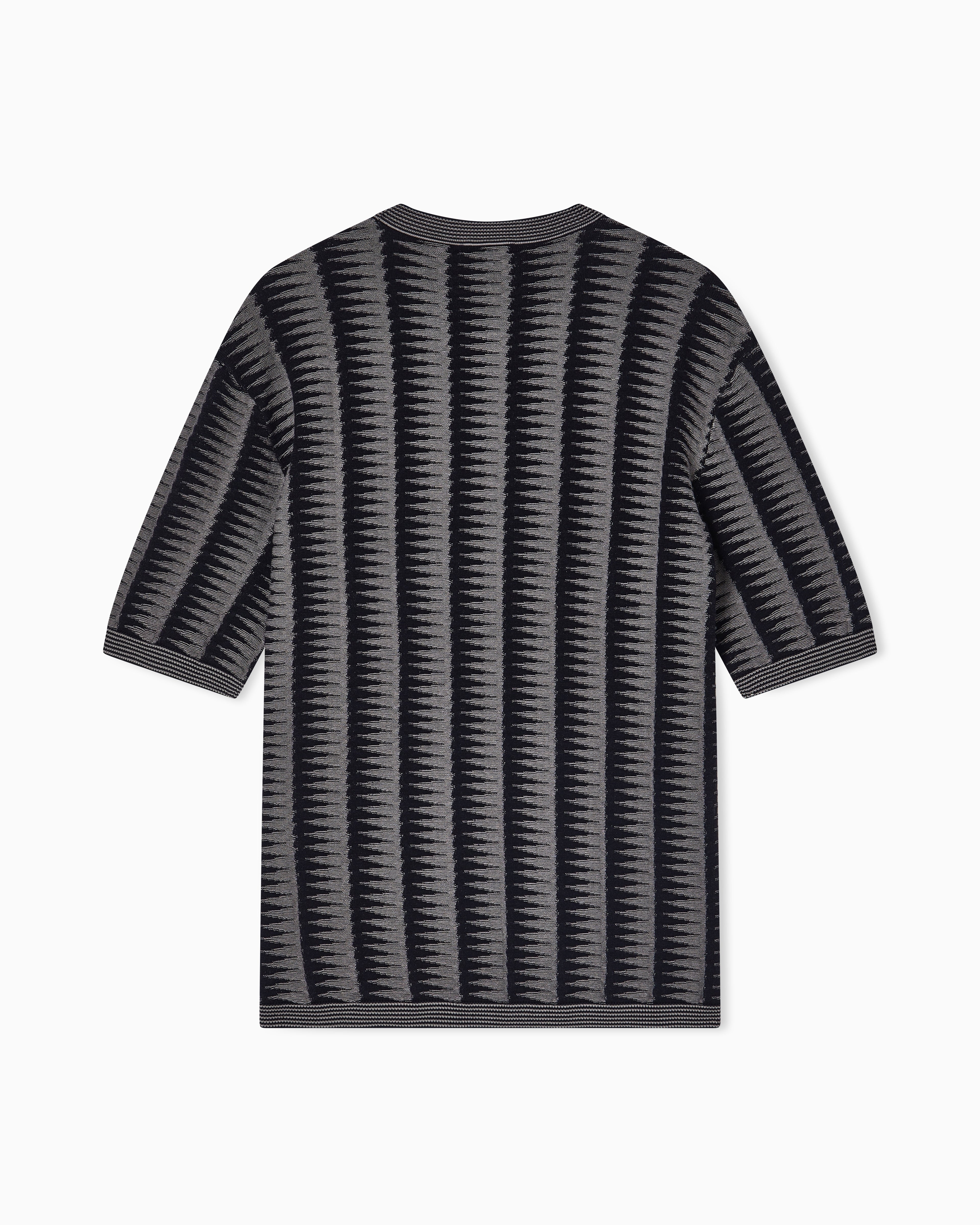 Emporio Armani Jumper with two-toned jacquard motif