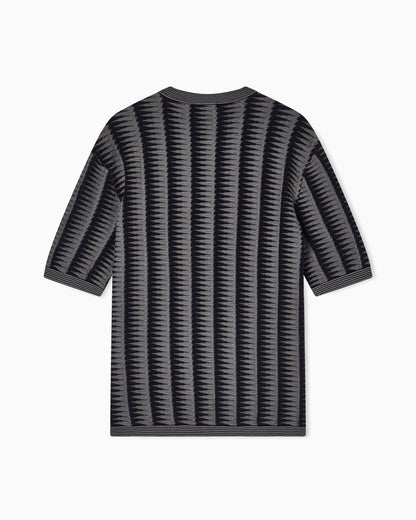 Emporio Armani Jumper with two-toned jacquard motif