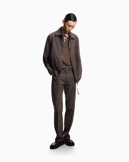 Emporio Armani Nylon blouson with logo embroidery
