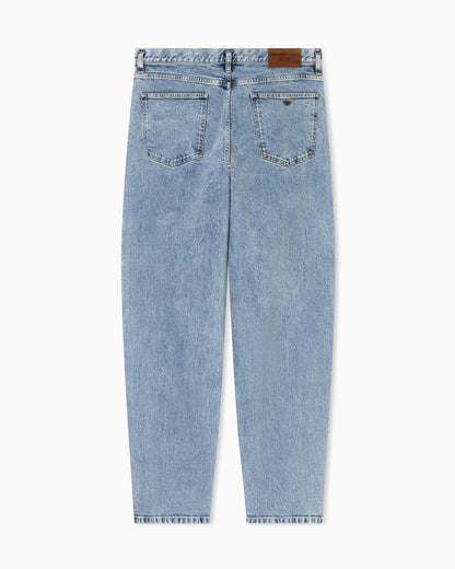 Emporio Armani Icon stretch-drill oval-leg jeans