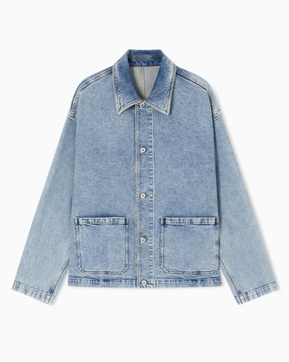 Emporio Armani Icon stretch drill jacket